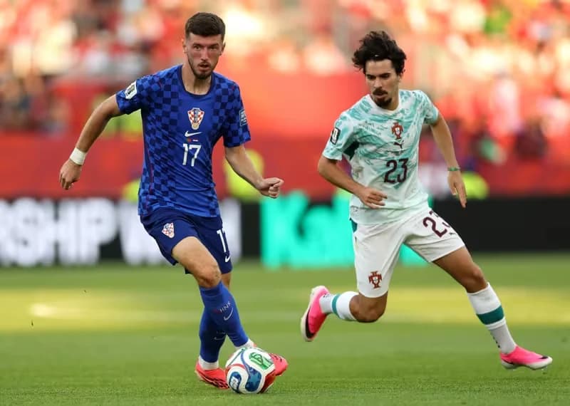 Pertandingan antara Portugal melawan Kroasia (Sumber: FIFA) Pertandingan antara Portugal melawan Kroasia (Sumber: FIFA)