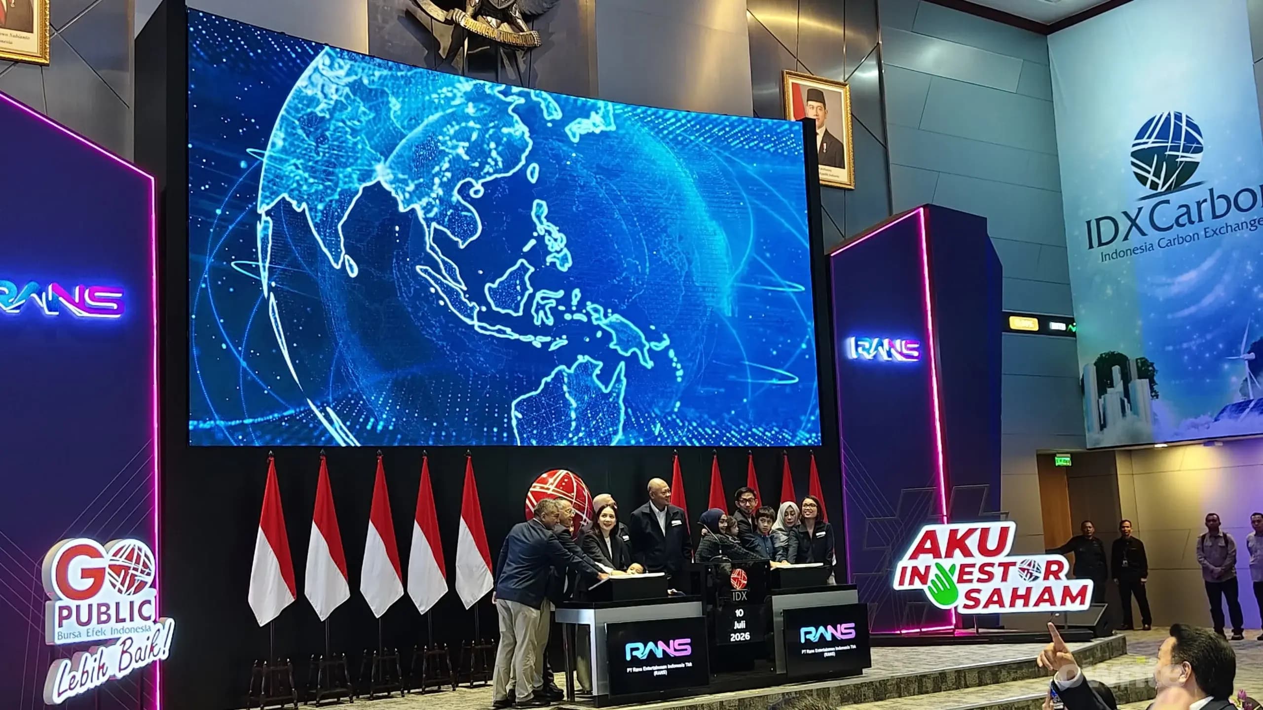 IPO RANS Entertainment (sumber: Owrite/Anisa Aulia) IPO RANS Entertainment (sumber: Owrite/Anisa Aulia)