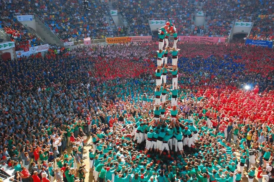 Tradisi Castells masih lestari di Catalonia, Spanyol Tradisi Castells masih lestari di Catalonia, Spanyol