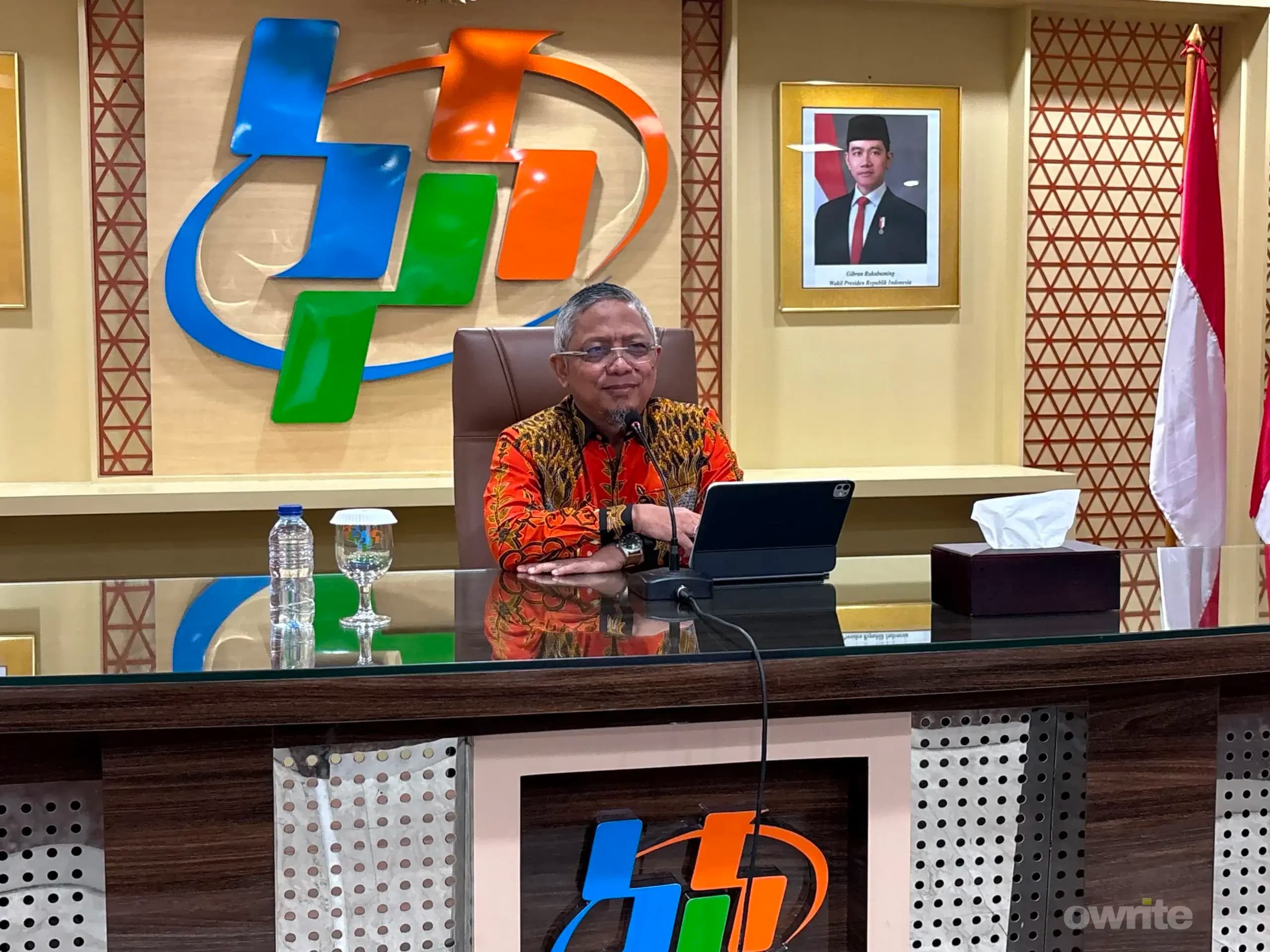 Deputi Bidang Neraca dan Analisis Statistik M. Edy Mahmud dalam konferensi pers di kantornya, 5 Agustus 2026. Deputi Bidang Neraca dan Analisis Statistik M. Edy Mahmud dalam konferensi pers di kantornya, 5 Agustus 2026.