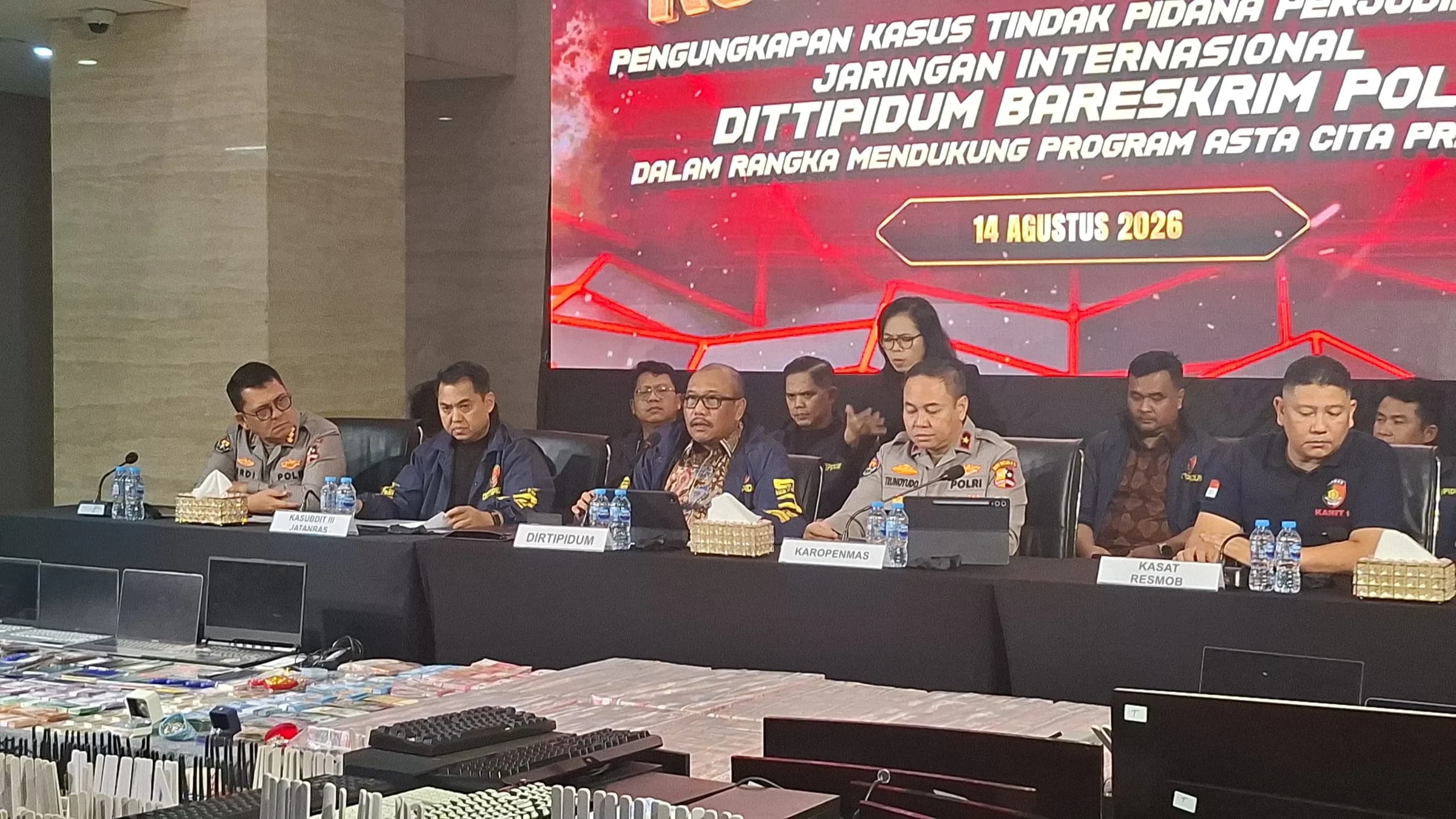 Bareskrim Polri mengungkap kasus dugan Judol jaringan Kamboja Bareskrim Polri mengungkap kasus dugan Judol jaringan Kamboja