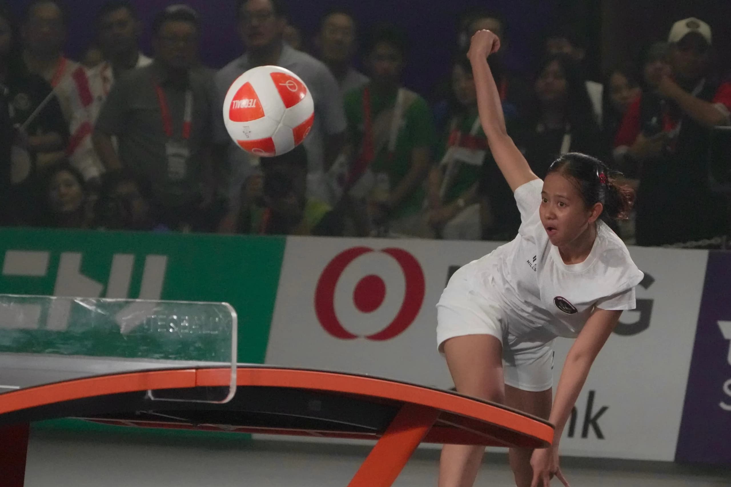 Atlet teqball Indonesia Sumaya dalam Asian Games 2026. Atlet teqball Indonesia Sumaya dalam Asian Games 2026.