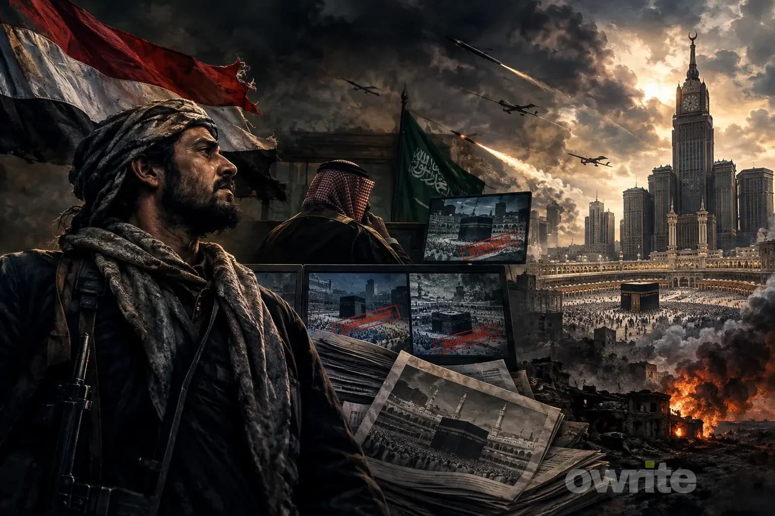 Ilustrasi konflik Houthi. Ilustrasi konflik Houthi.