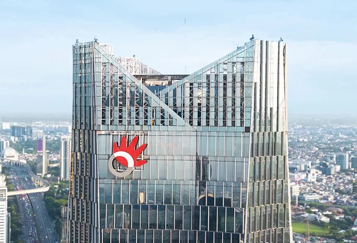 Gedung Graha Merah Putih (GMP) di kawasan Gatot Subroto Jakarta. (Sumber: IG @telkomlandmarktower) Gedung Graha Merah Putih (GMP) di kawasan Gatot Subroto Jakarta. (Sumber: IG @telkomlandmarktower)