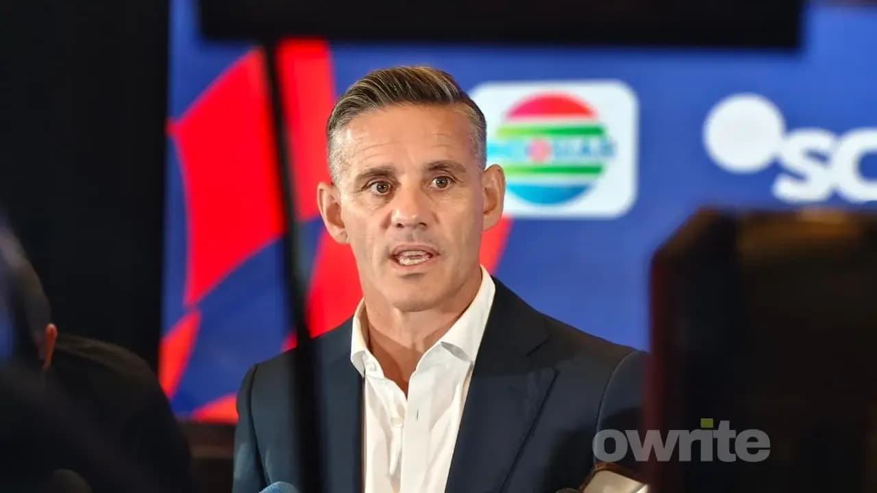 Pelatih Timnas Indonesia John Herdman dalam konferensi pers jelang FIFA Asean Cup, 14 September 2026. Pelatih Timnas Indonesia John Herdman dalam konferensi pers jelang FIFA Asean Cup, 14 September 2026.