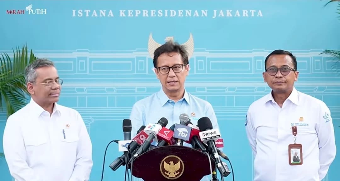 Menteri Kesehatan RI Budi Gunadi Sadikin Saat rapat terbatas (ratas) di Istana Kepresidenan, Jakarta, Senin, 28 September 2026. (Sumber: Sekretariat Presiden) Menteri Kesehatan RI Budi Gunadi Sadikin Saat rapat terbatas (ratas) di Istana Kepresidenan, Jakarta, Senin, 28 September 2026. (Sumber: Sekretariat Presiden)