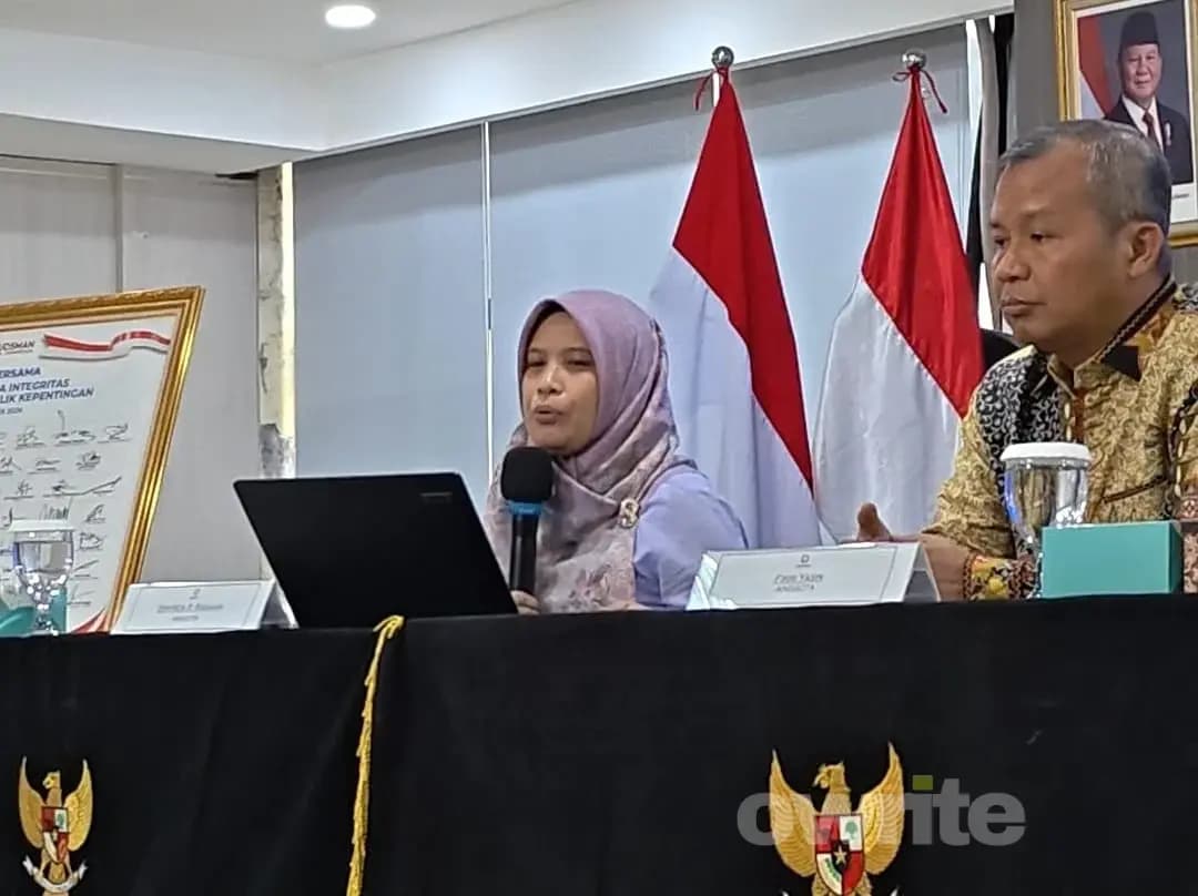 Anggota Ombudsman RI Syafrida R Rasahan dan Fikri Yasin dalam konferensi pers, 24 September 2026. Anggota Ombudsman RI Syafrida R Rasahan dan Fikri Yasin dalam konferensi pers, 24 September 2026.