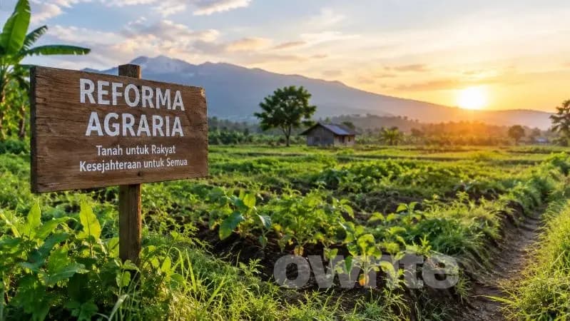 Ilustrasi Reforma Agraria. Ilustrasi Reforma Agraria.