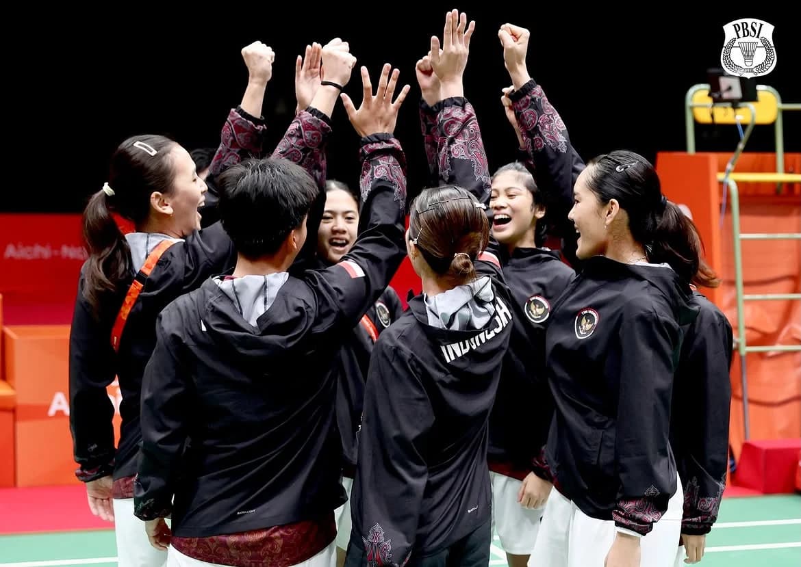 Kontingen Indonesia cabor Badminton. Kontingen Indonesia cabor Badminton.