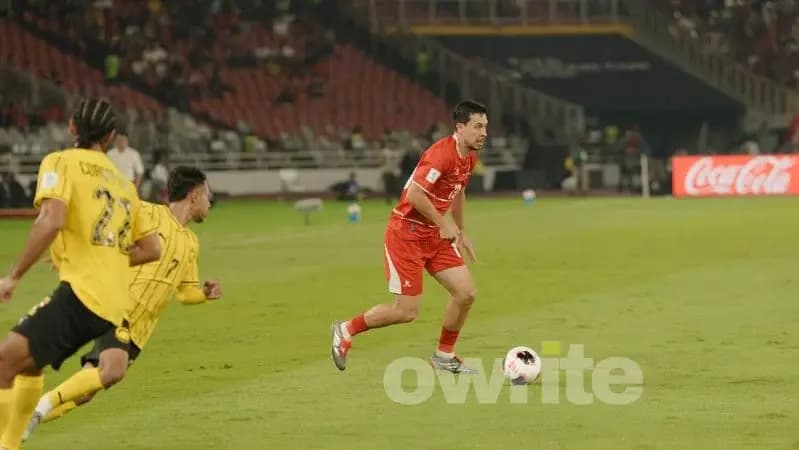 Gelandang Timnas Thom Haye saat laga melawan Malaysia di SUGBK, Senayan, Jakarta. Gelandang Timnas Thom Haye saat laga melawan Malaysia di SUGBK, Senayan, Jakarta.