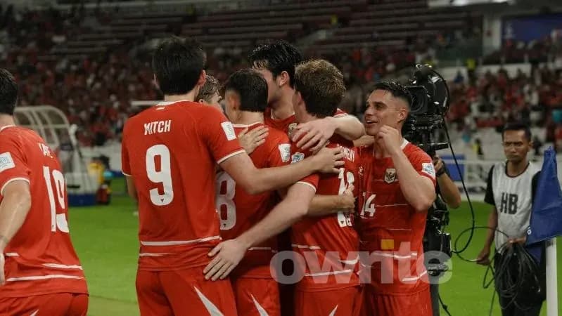 Pemain Timnas Indonesia saat laga vs Singapura. Pemain Timnas Indonesia saat laga vs Singapura.