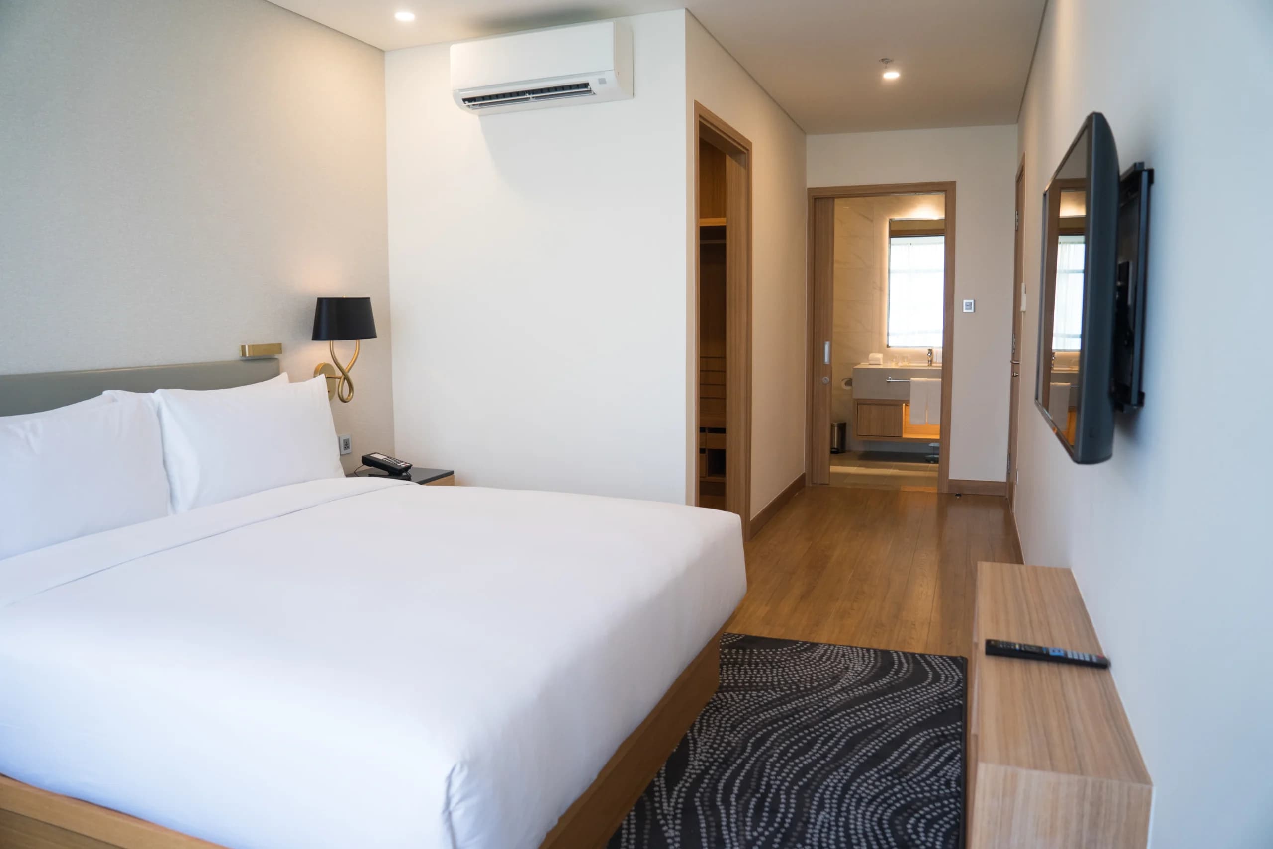 Ilustrasi kamar hotel Ilustrasi kamar hotel