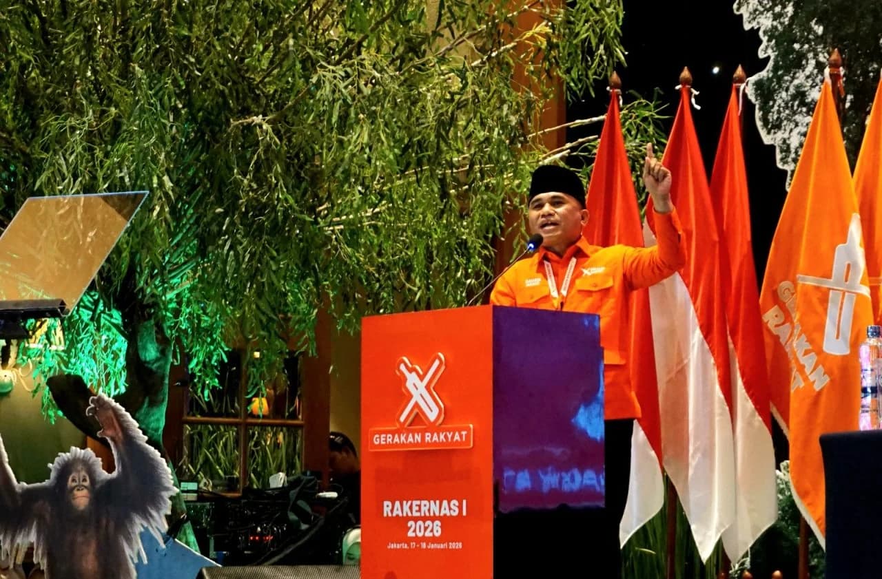 etua Umum Partai Gerakan Rakyat Sahrin Hamid. etua Umum Partai Gerakan Rakyat Sahrin Hamid.