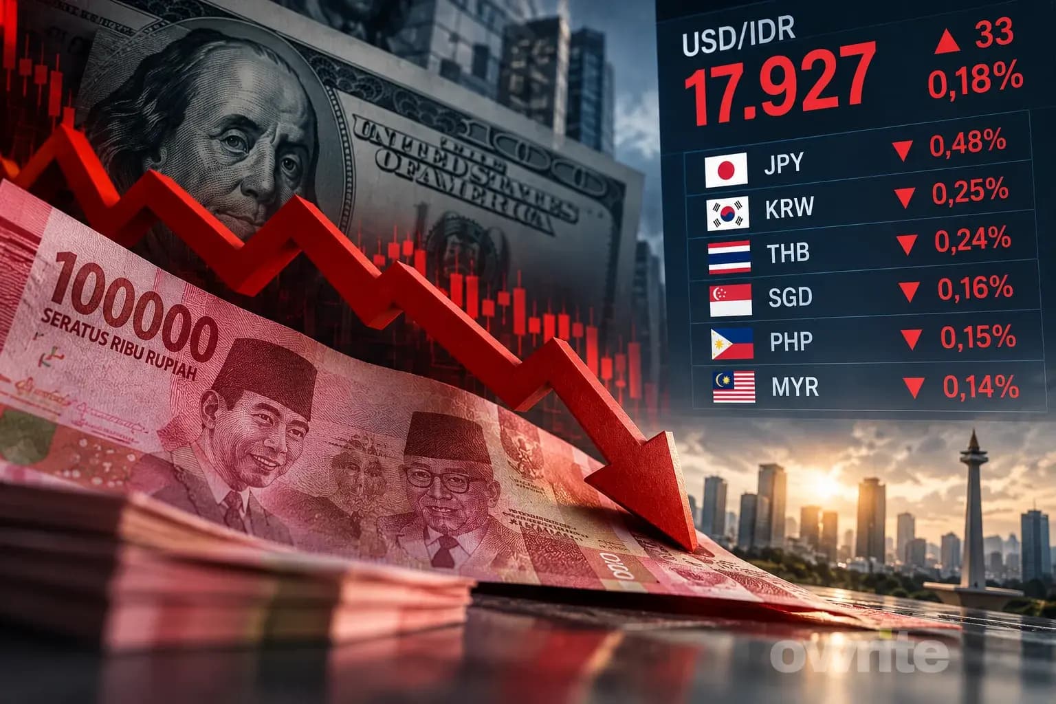 Ilustrasi nilai tukar rupiah, 1 Oktober 2026. Ilustrasi nilai tukar rupiah, 1 Oktober 2026.