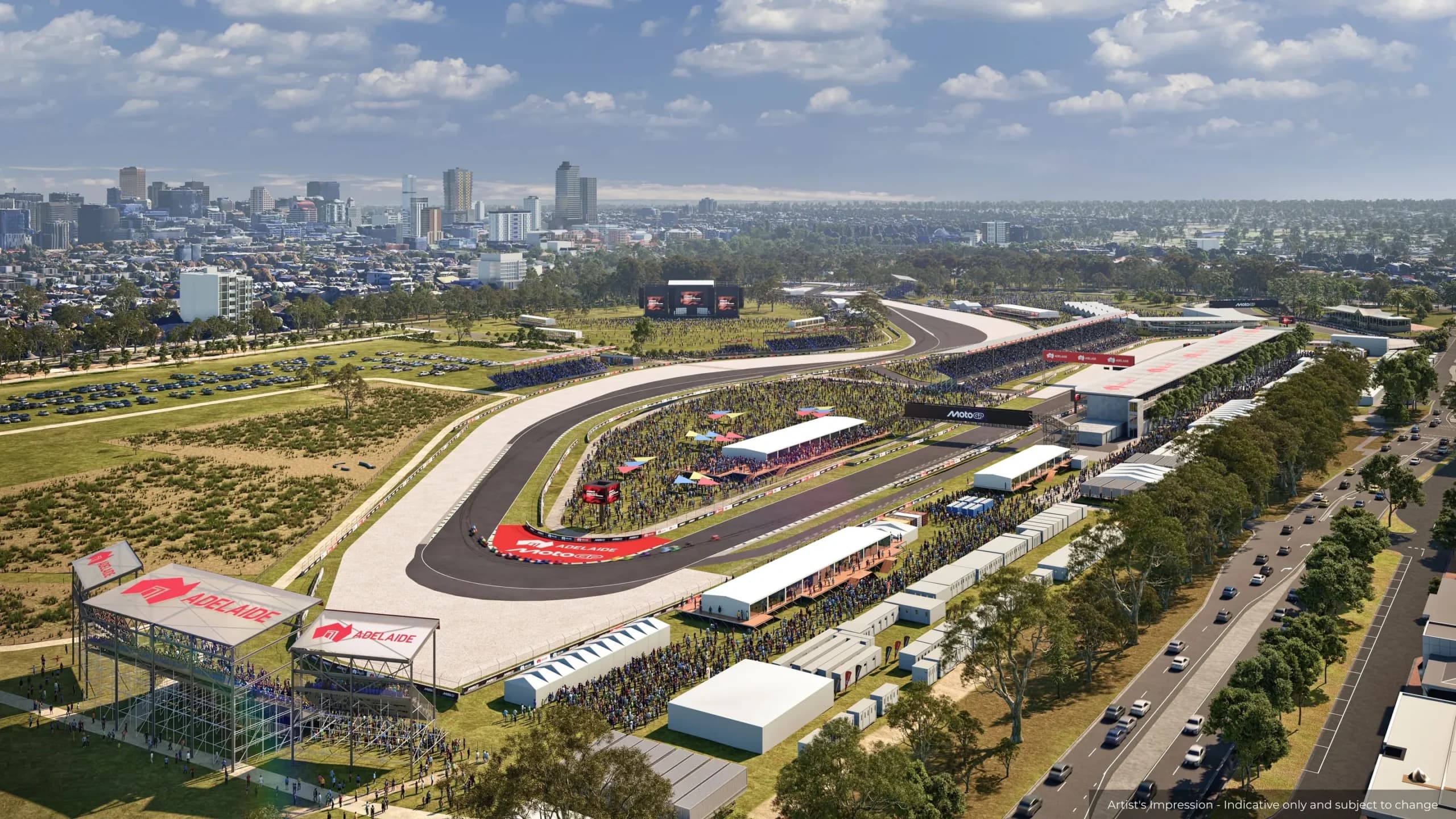 Adelaide Street Circuit di Australia Selatan Adelaide Street Circuit di Australia Selatan