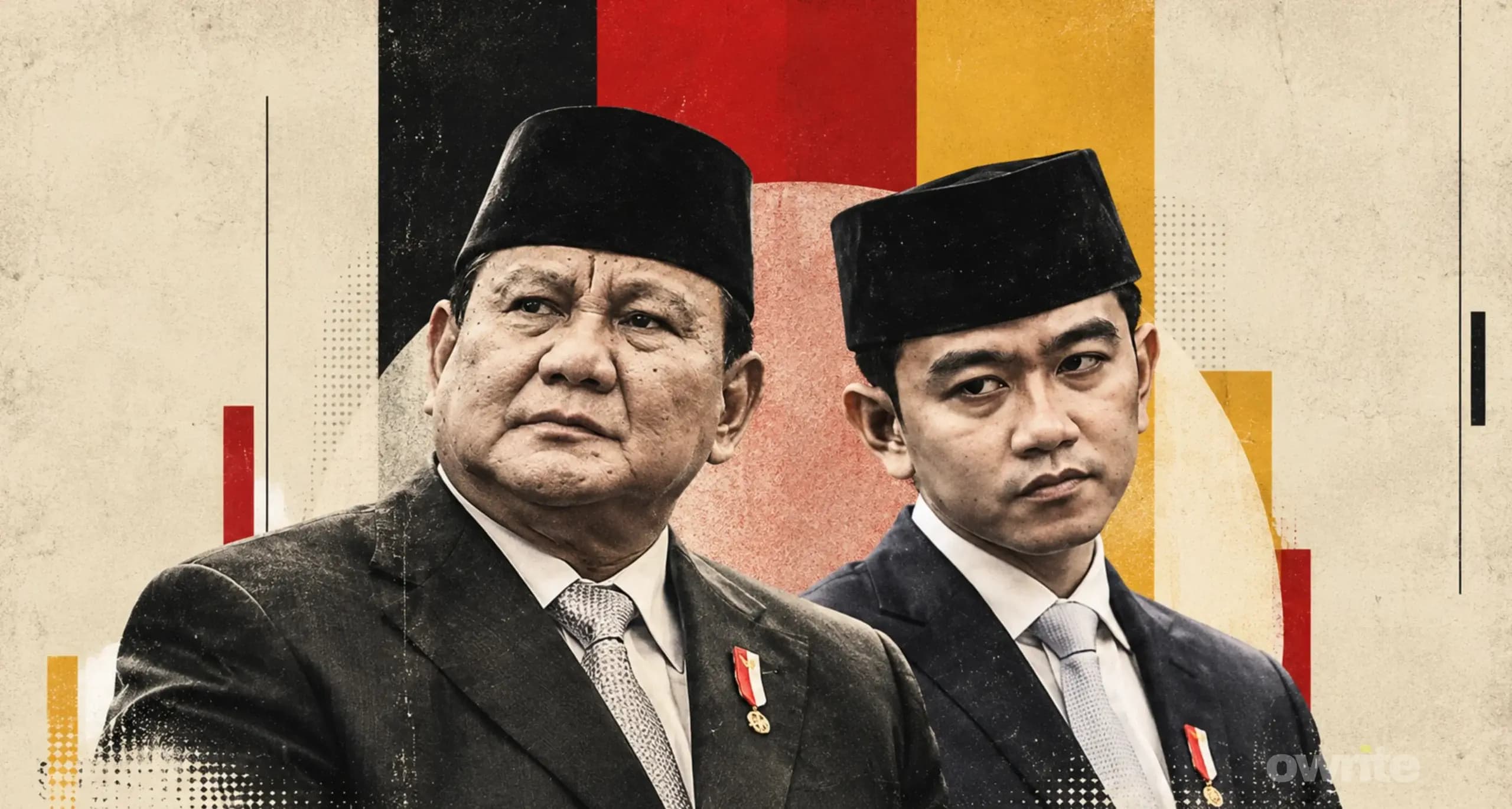 Ekpresi Wajah Prabowo dan Gibran Ekpresi Wajah Prabowo dan Gibran