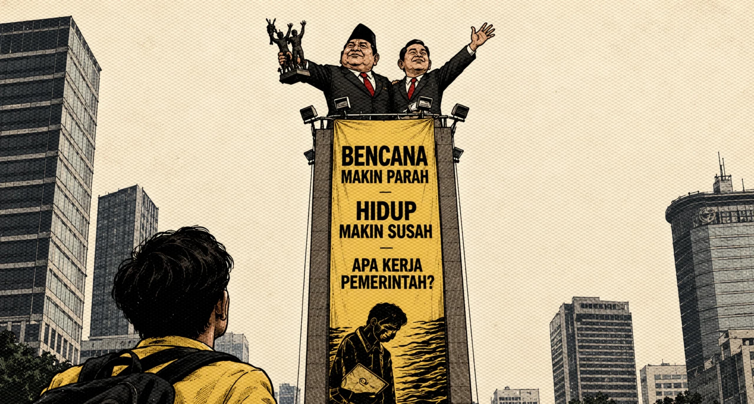 Greenpeace Bundaran HI demo mahasiswa UI Greenpeace Bundaran HI demo mahasiswa UI