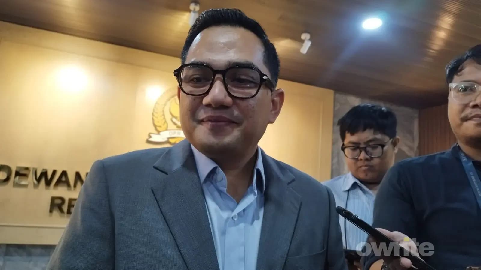 Ketua Komisi II DPR Rifqinizamy Karsayuda, di gedung parlemen, Jakarta, 5 Oktober 2026. Ketua Komisi II DPR Rifqinizamy Karsayuda, di gedung parlemen, Jakarta, 5 Oktober 2026.