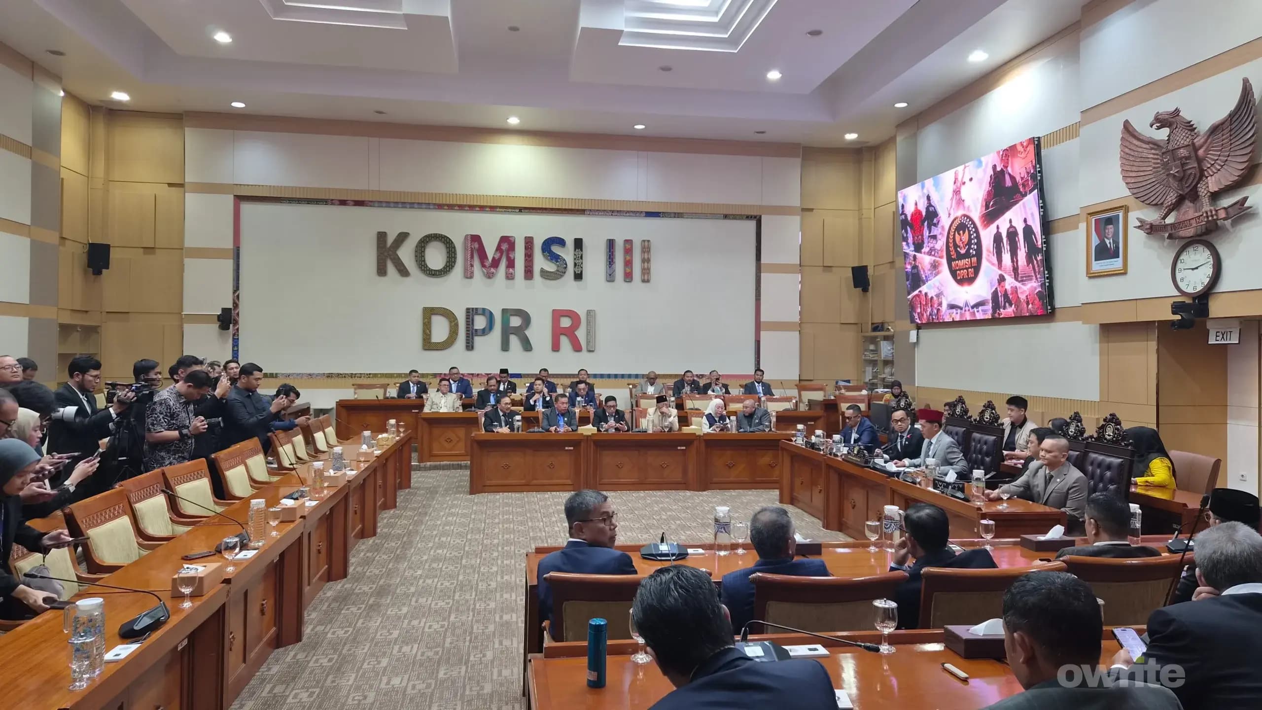 Komisi III DPR Sepakati Pergantian Kapolri. (Sumber: Owrite/Rika Pangesti) Komisi III DPR Sepakati Pergantian Kapolri. (Sumber: Owrite/Rika Pangesti)