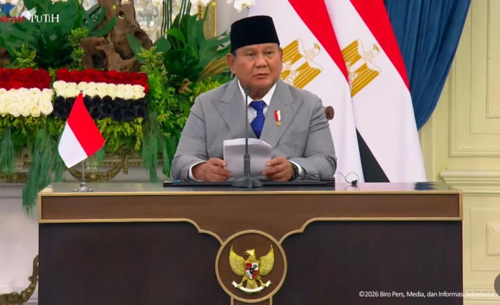 Presiden Prabowo Subianto. (sumber: Youtube/Sekertariat Presiden) Presiden Prabowo Subianto. (sumber: Youtube/Sekertariat Presiden)