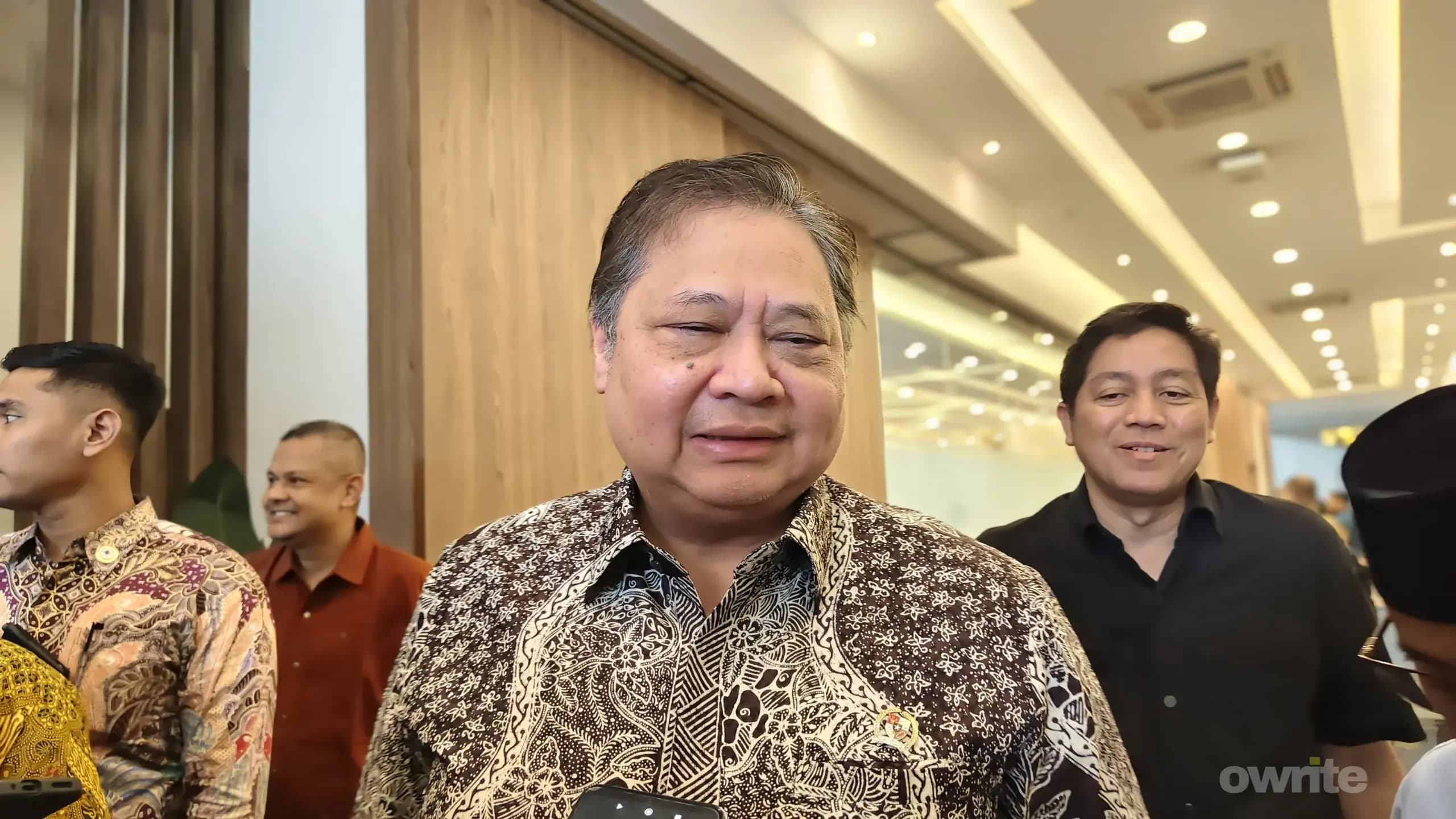 Menteri Koordinator Bidang Perekonomian Airlangga Hartarto (sumber: Owrite/Anisa Aulia) Menteri Koordinator Bidang Perekonomian Airlangga Hartarto (sumber: Owrite/Anisa Aulia)