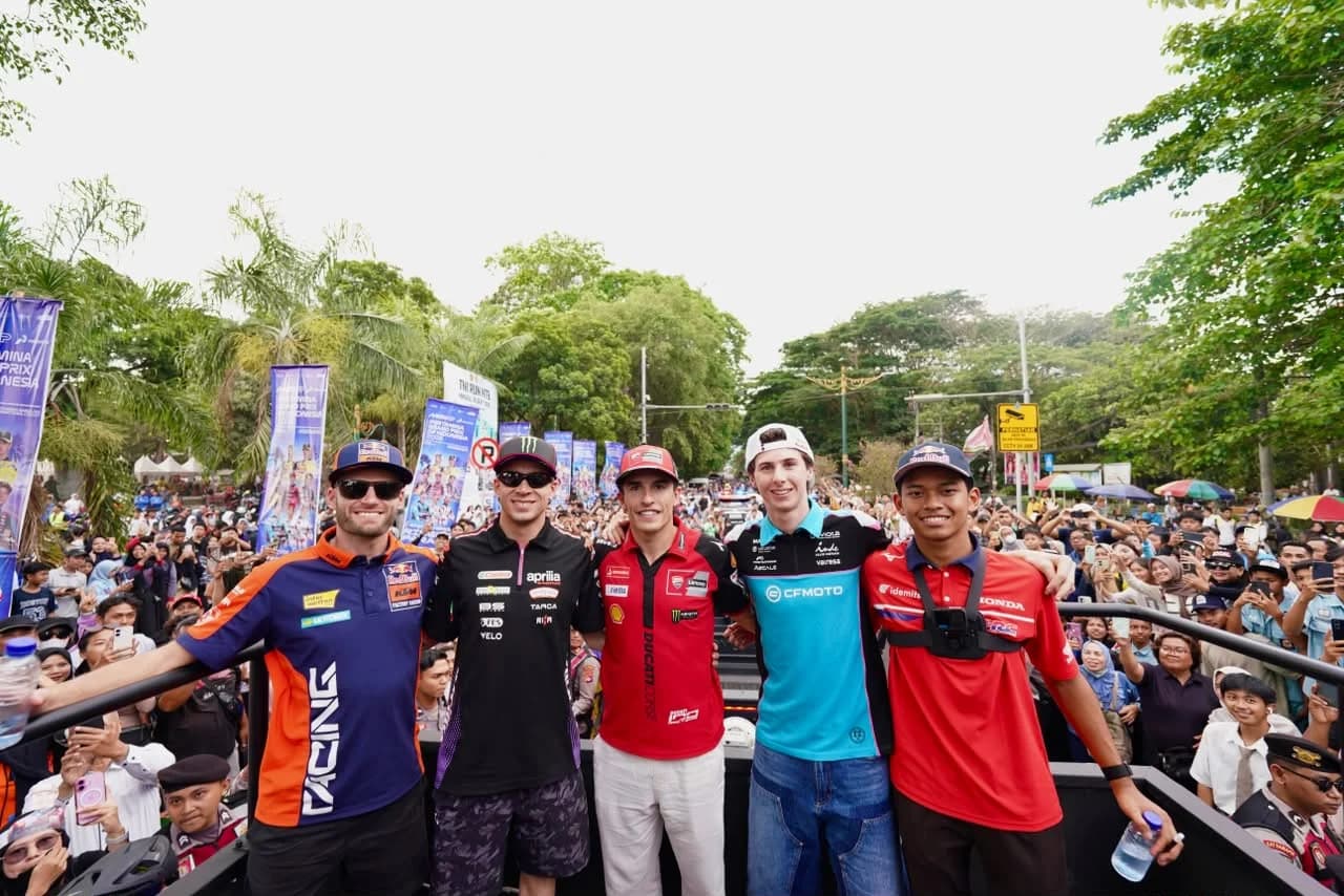 Riders Parade MotoGP Mandalika 2026. Riders Parade MotoGP Mandalika 2026.