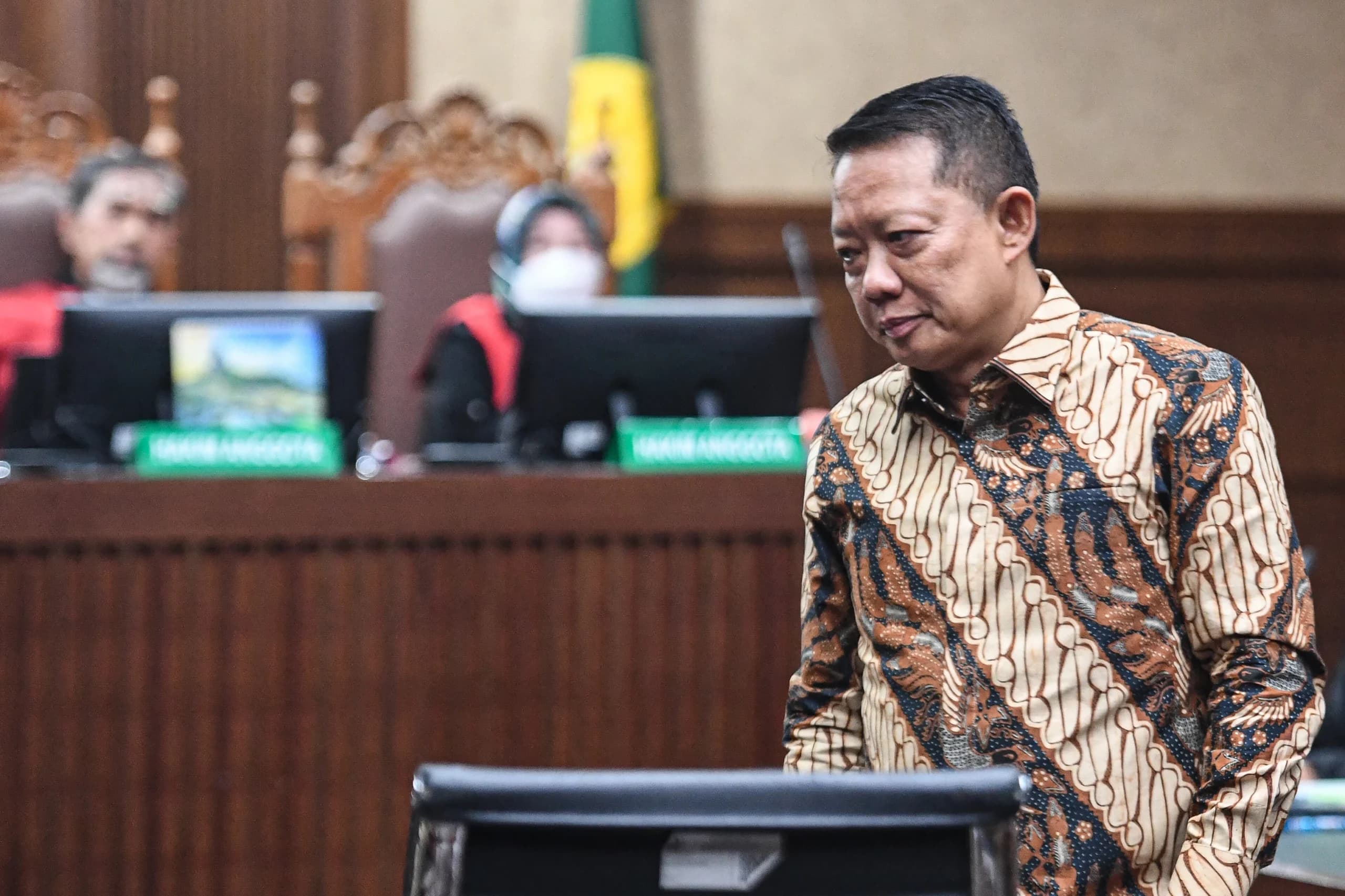Terdakwa selaku mantan Jaksa Agung Muda Tindak Pidana Khusus Kejaksaan Agung Febrie Adriansyah bersiap menjalani sidang perdana di Pengadilan Tipikor, Jakarta, Rabu (7/10/2026). Terdakwa selaku mantan Jaksa Agung Muda Tindak Pidana Khusus Kejaksaan Agung Febrie Adriansyah bersiap menjalani sidang perdana di Pengadilan Tipikor, Jakarta, Rabu (7/10/2026).