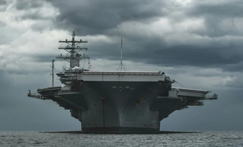 Kapal Induk Amerika Serikat. (Sumber: Unsplash/MD Amadul Haque) Kapal Induk Amerika Serikat. (Sumber: Unsplash/MD Amadul Haque)