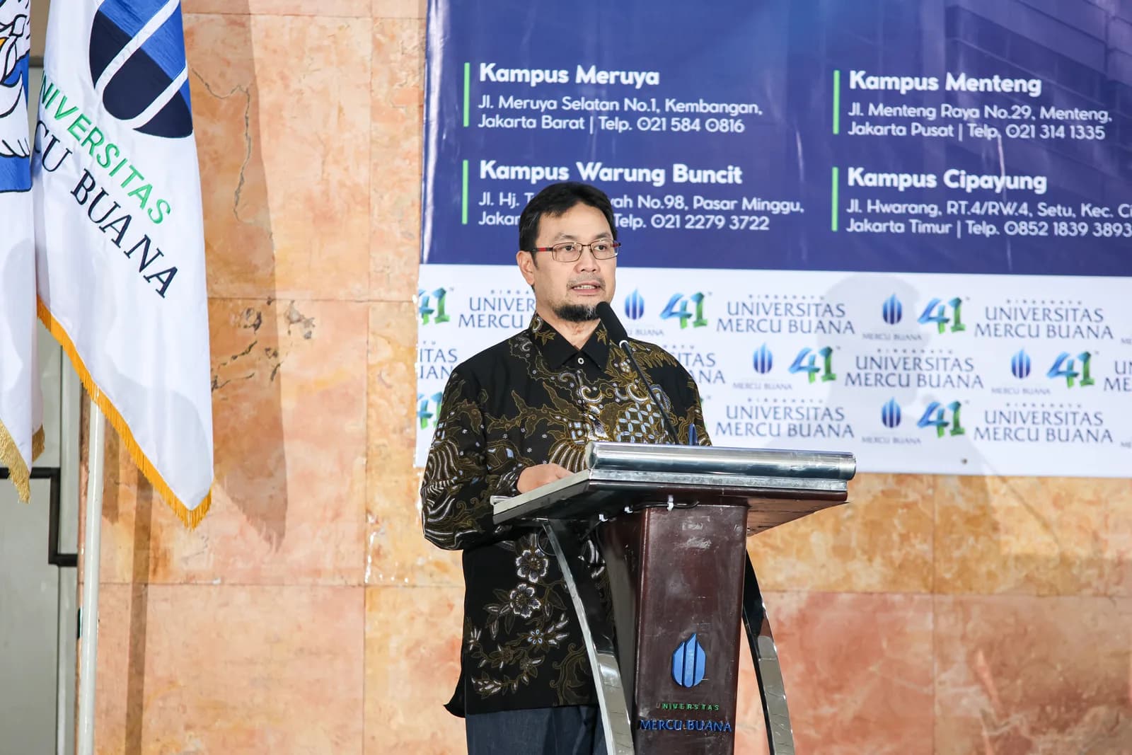 Rektor UMB Prof. Dr. Andi Adriansyah, M.Eng Rektor UMB Prof. Dr. Andi Adriansyah, M.Eng