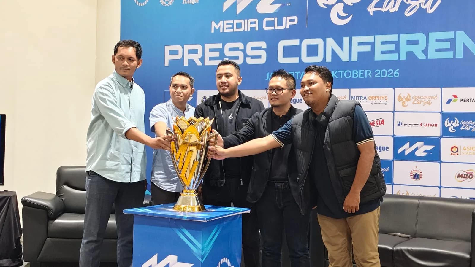 PSSI Pers kembali menghadirkan kompetisi mini soccer antarmedia melalui penyelenggaraan Cendrawasih Karsa Media Cup 2026. (Foto: Owrite/Hadi Febriansyah). PSSI Pers kembali menghadirkan kompetisi mini soccer antarmedia melalui penyelenggaraan Cendrawasih Karsa Media Cup 2026. (Foto: Owrite/Hadi Febriansyah).