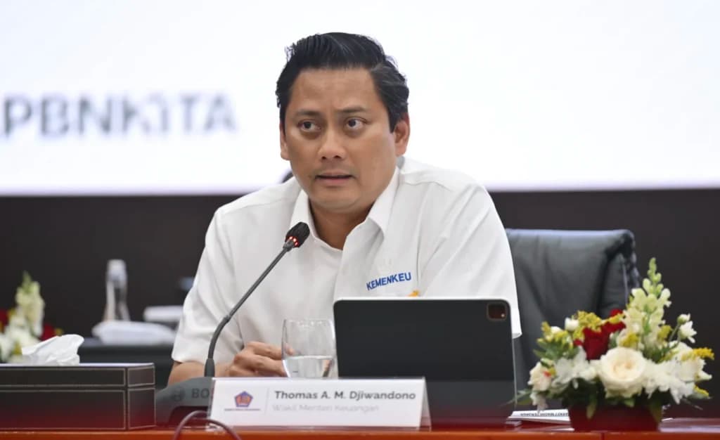 Wakil Menteri Keuangan (Wamenkeu) Thomas Djiwandono. (Sumber: Dok. Biro KLI Kemenkeu) Wakil Menteri Keuangan (Wamenkeu) Thomas Djiwandono. (Sumber: Dok. Biro KLI Kemenkeu)