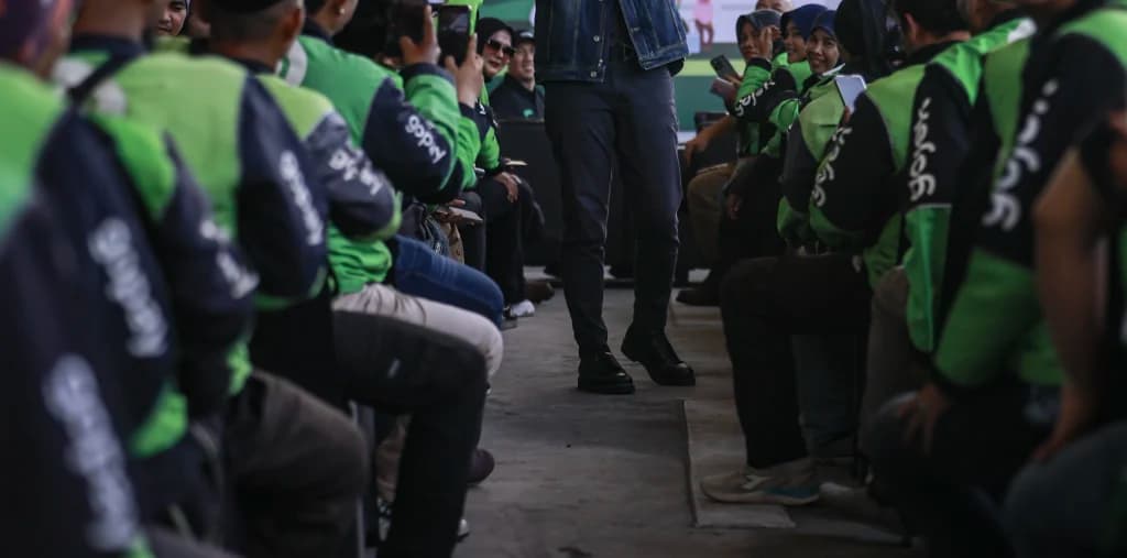 Acara GoMudik di Terminal Terpadu Pulogebang, Jakarta Acara GoMudik di Terminal Terpadu Pulogebang, Jakarta