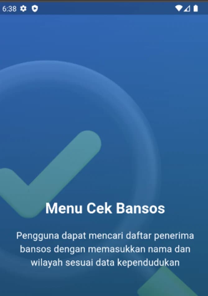 Ilustrasi Menu Cek Bansos Ilustrasi Menu Cek Bansos