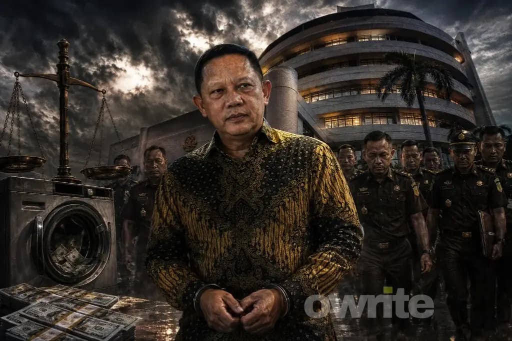 Ilustrasi pemeriksaan Febrie Adriansyah di Kejagung. Ilustrasi pemeriksaan Febrie Adriansyah di Kejagung.