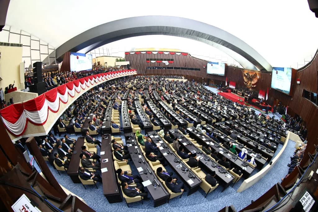 Suasana Sidang Tahunan MPR Tahun 2026. (Sumber: Dok. DPR) Suasana Sidang Tahunan MPR Tahun 2026. (Sumber: Dok. DPR)