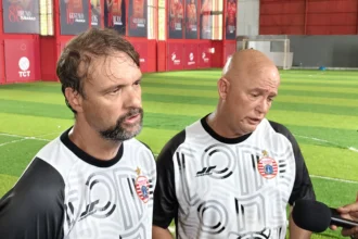 Mauricio Souza saat ditemui media di Persija Training Camp