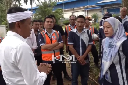 Gubernur Jabar Dedi Mulyadi sidak ke pabrik air minum dalam kemasan Aqua