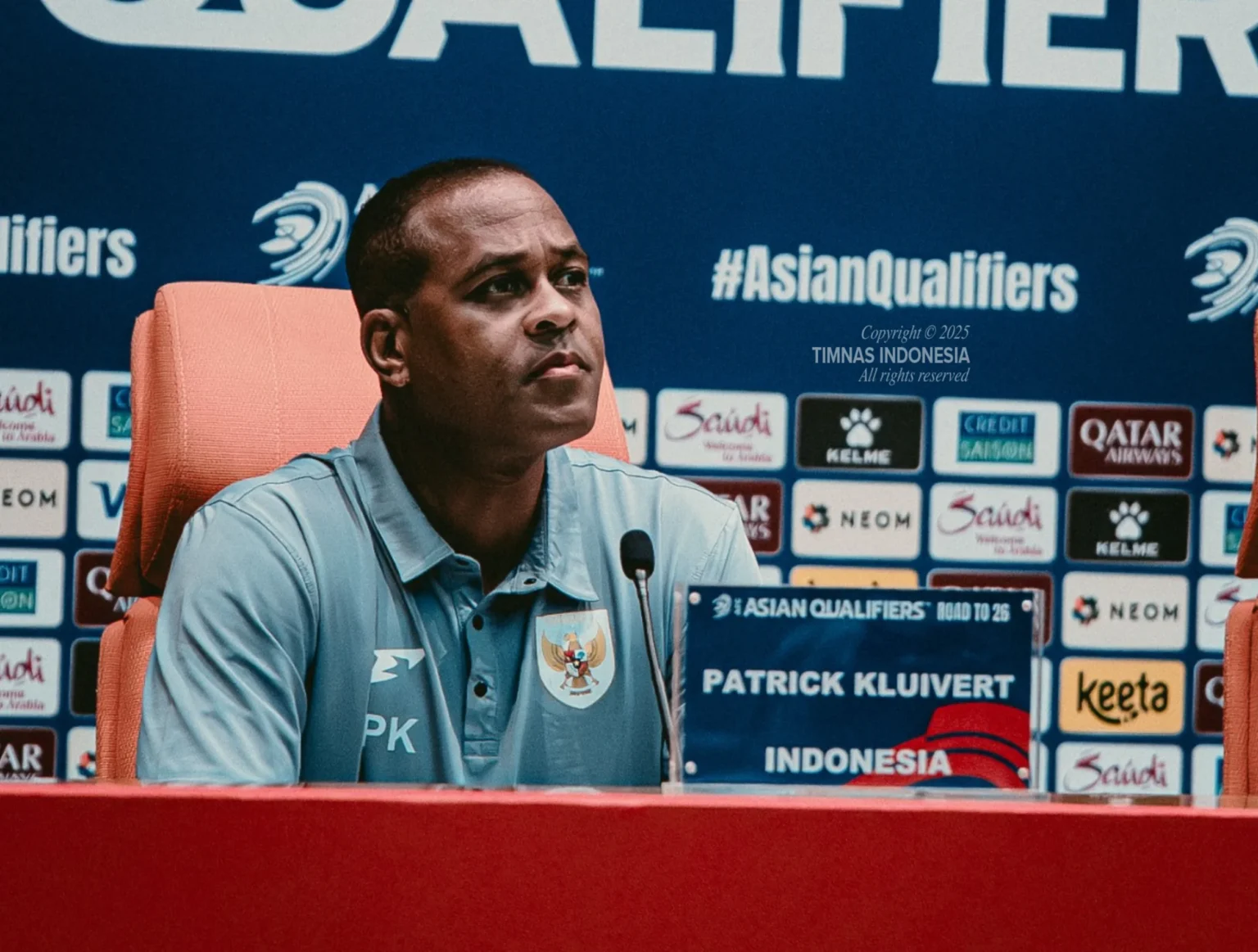 Pelatih kepala Timnas Indonesia, Patrick Kluivert