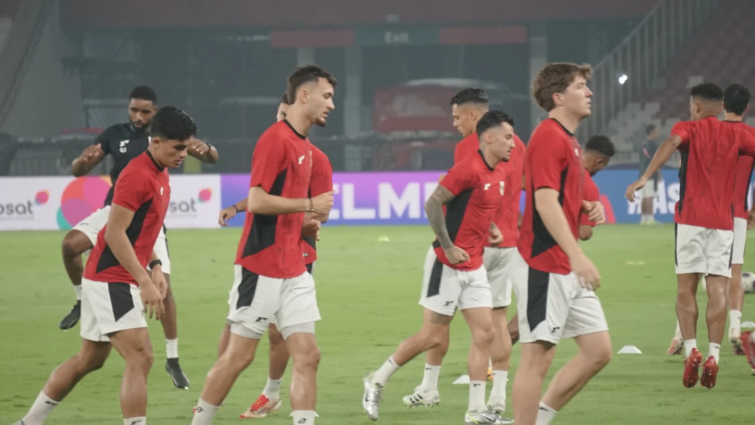 ilustrasi, Timnas saat berlatih