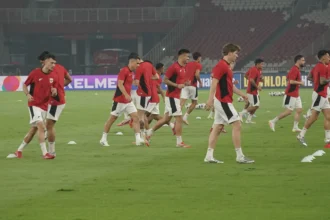 Kegiatan Latihan Timnas Indonesia