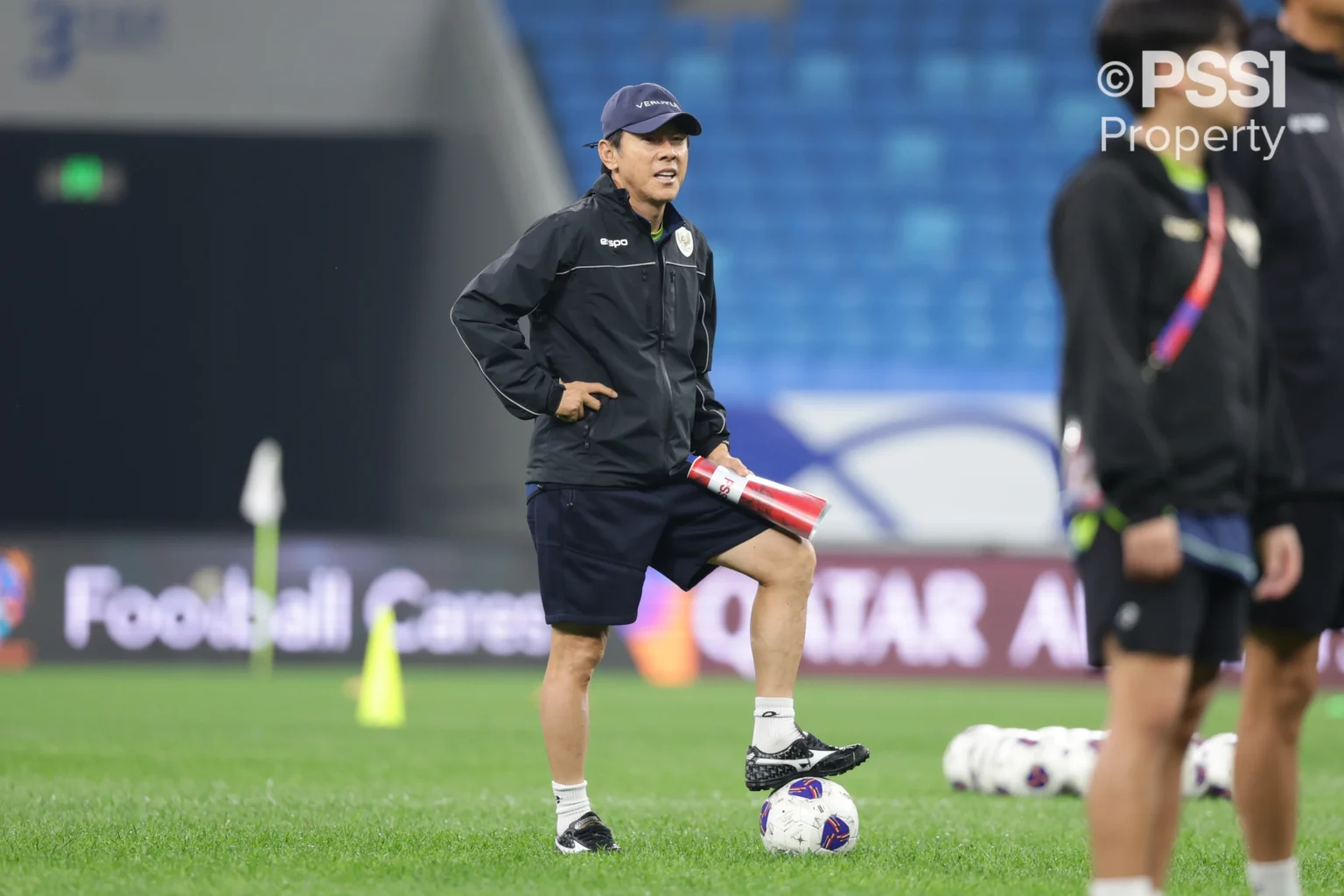 Shin Tae-yong saat masih melatih Timnas Indonesia