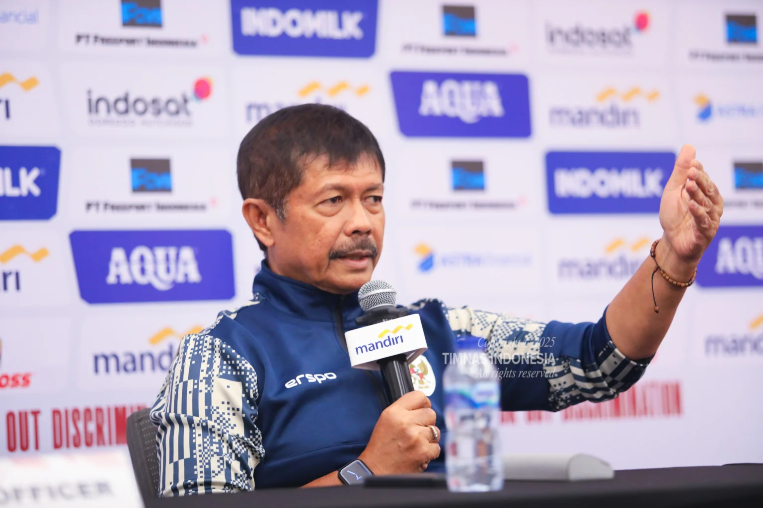 Pelatih Timnas Indonesia, Indra Sjafri tak ambil pusing usai kalah lawan India U-23