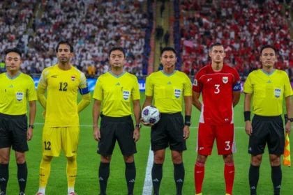 Empat wasit yang memimpin laga Irak vs Indonesia.