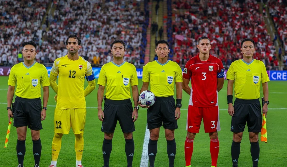 Empat wasit yang memimpin laga Irak vs Indonesia.