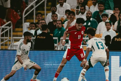 Ilustrasi Timnas Indonesia saat bertanding