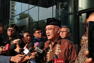 Menteri Haji dan Umroh di gedung KPK