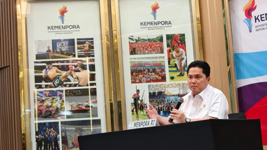 Menteri Pemuda dan Olahraga Republik Indonesia Erick Thohir