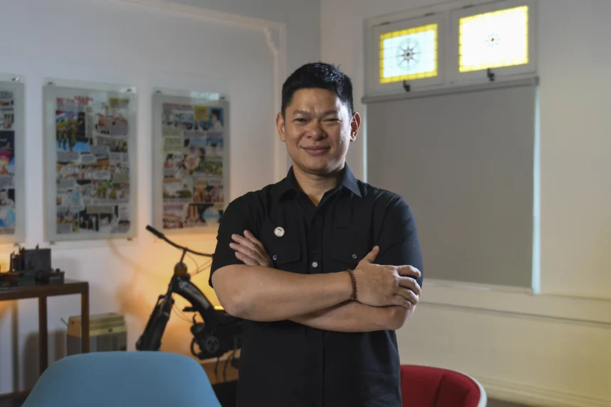 Ketua National Olympic Committee Indonesia Raja Sapta Oktohari