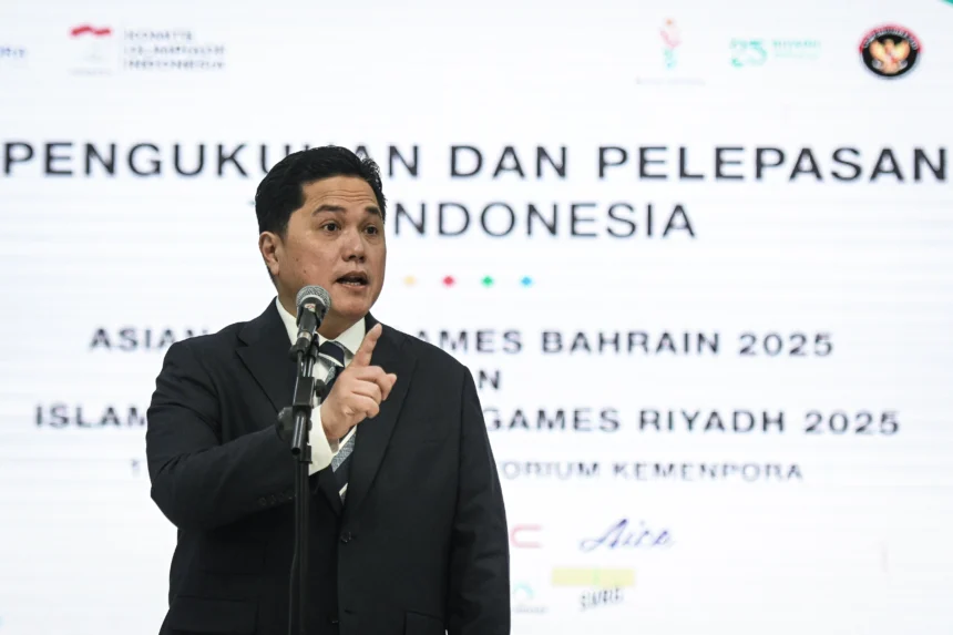 Menteri Pemuda dan Olahraga Republik Indonesia (Menpora RI) Erick Thohir