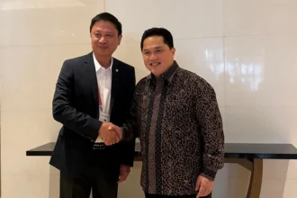 Menteri Pemuda dan Olahraga Republik Indonesia (Menpora RI) Erick Thohir melakukan pertemuan penting dengan Ketua Komisi Olahraga Filipina (PSC), Patrick Gregorio